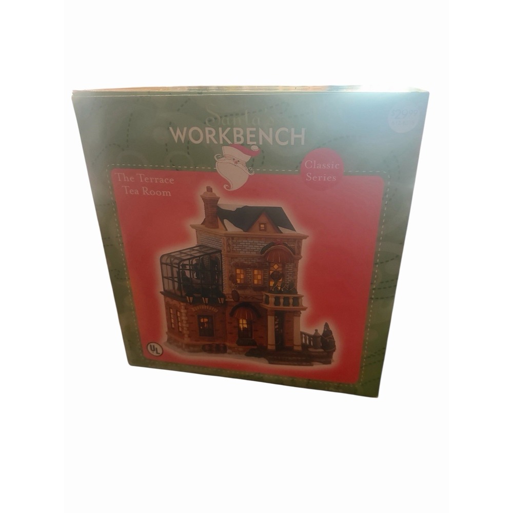 2003 Santa's Workbench The Terrace Tea‎ Room Classic Series 664-1385 No Box 1107